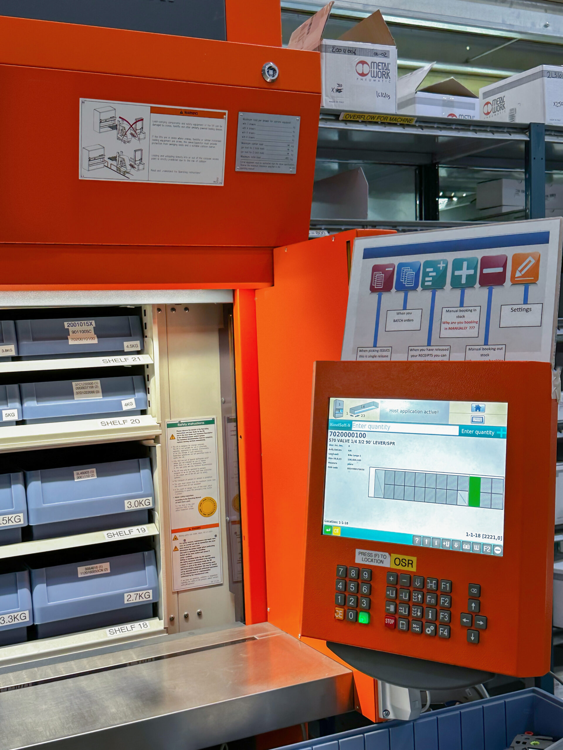 Industore Case Study Image - Branded Orange and black Rotomat, - MP14 N Controller